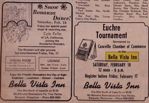 Bella Vista Inn - Feb 1978 Ads (newer photo)